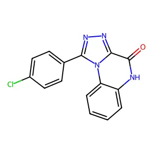 1-(4-chlorophenyl)[1,2,4]triazolo[4,3-a]quinoxalin-4(5H)-one structure