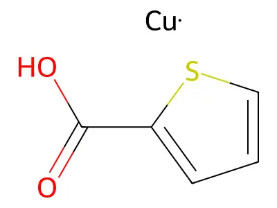 (2-Thiophenecarboxylato)copper structure