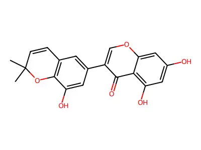 Semilicoisoflavone B structure