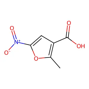 2-Methyl-5-nitrofuran-3-carboxylic acid structure