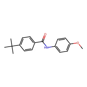 4-Tert-butyl-N-(4-methoxyphenyl)benzamide structure