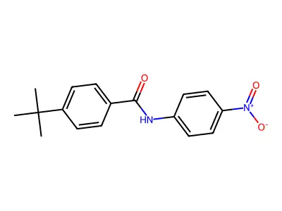 4-tert-butyl-N-(4-nitrophenyl)benzamide structure