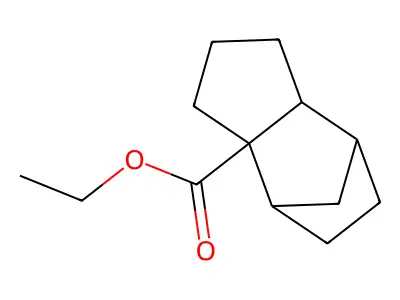 Ethyl (1R,2R,6R,7S)-tricyclo[5.2.1.02,6]decane-2-carboxylate structure