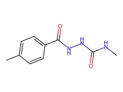 1-Methyl-3-[(4-methylbenzoyl)amino]urea structure