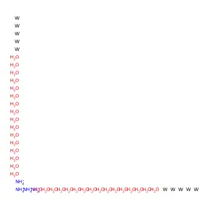 Tungstate (W10O324-), tetraammonium structure