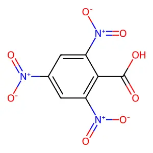 2,4,6-Trinitrobenzoic acid structure