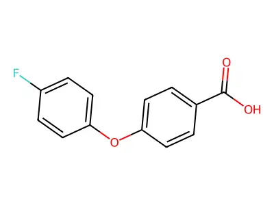4-(4-Fluorophenoxy)benzoic acid structure