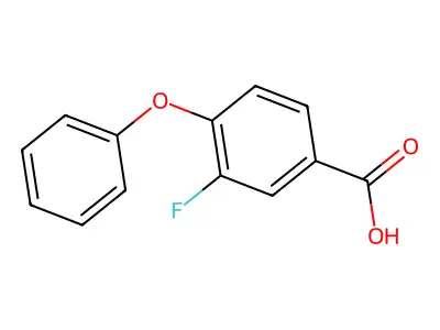 3-(4-fluorophenoxy)benzoic Acid structure