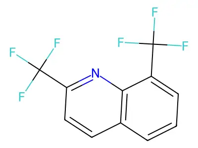 2,8-Bis(trifluoromethyl)quinoline structure