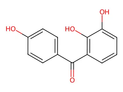 Methanone, (2,3-dihydroxyphenyl)(4-hydroxyphenyl)- structure