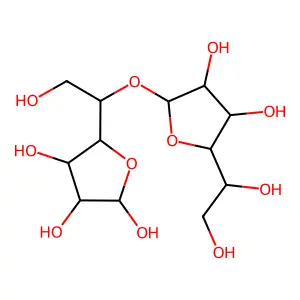 5-O-beta-galactofuranosyl-galactofuranose structure