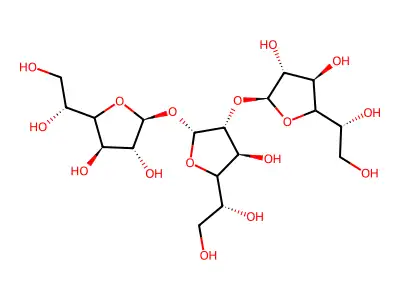 3,5-Di-O-(beta-galactofuranosyl)-galactofuranose structure