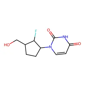 6'-F-carbocyclicddU structure