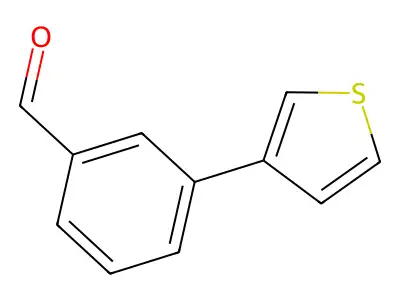 3-(Thiophen-3-yl)benzaldehyde structure