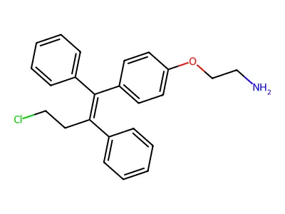 Didemethyl toremifene structure