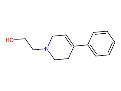 2-(4-Phenyl-1,2,3,6-tetrahydropyridin-1-yl)ethan-1-ol structure