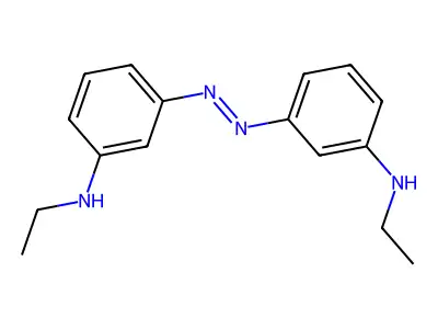 N-Ethyl-3-[(E)-2-[3-(ethylamino)phenyl]diazen-1-yl]aniline structure
