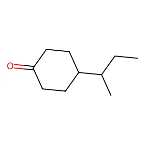 Cyclohexanone, 4-(1-methylpropyl)- structure