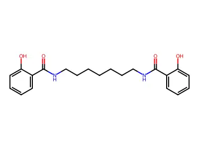 Benzamide, N,N'-1,7-heptanediylbis(2-hydroxy- structure