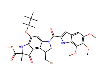 8-O-tert-butyldimethylsilylduocarmycin B2 structure