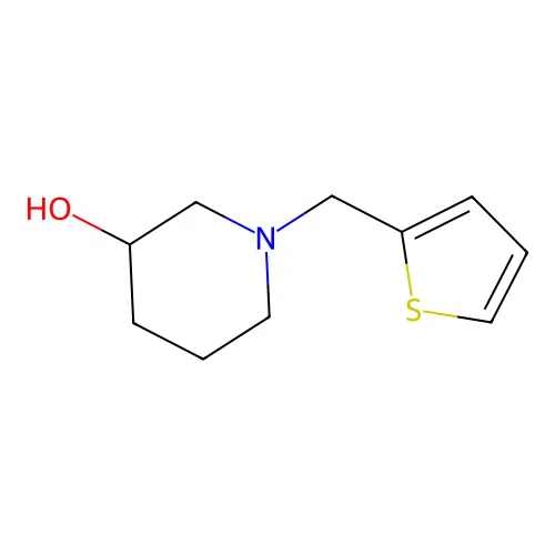 1-(Thiophen-2-ylmethyl)piperidin-3-ol structure
