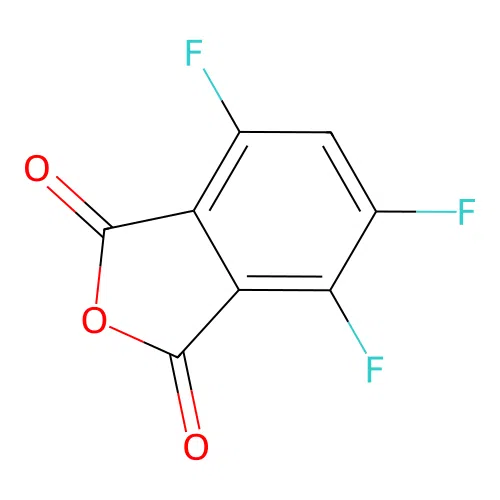 3,4,6-Trifluorophthalic anhydride structure