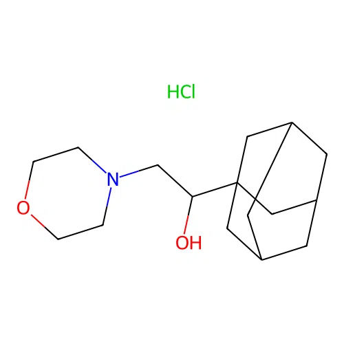 1-((3r,5r,7r)-Adamantan-1-yl)-2-morpholinoethanol hydrochloride structure