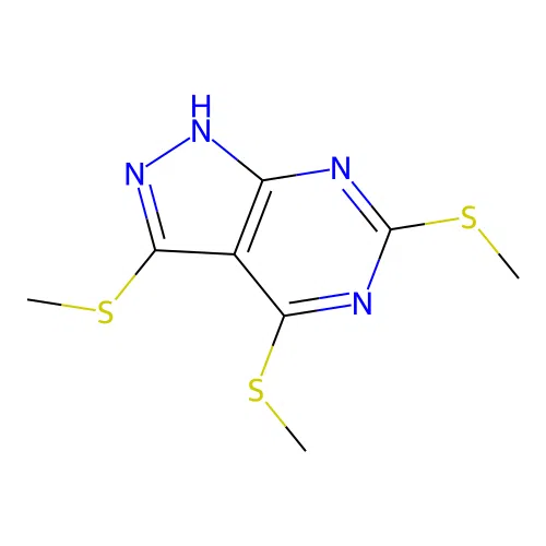 3,4,6-Trimethylthiopyrazolo[3,4-d]pyrimidine structure