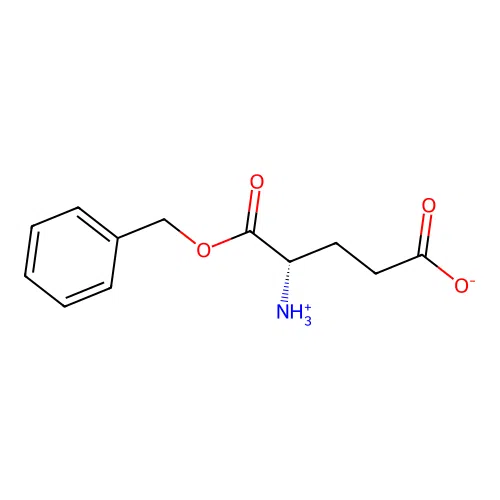 (4S)-4-azaniumyl-5-oxo-5-phenylmethoxypentanoate structure