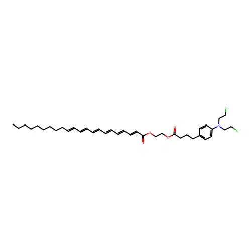 Chlorambucil-docosahexaenoic acid conjugate structure