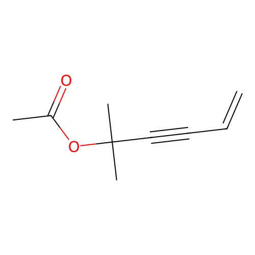 2-Methylhex-5-en-3-yn-2-yl acetate structure