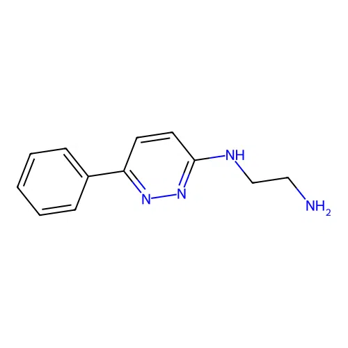 N-(2-aminoethyl)-6-phenylpyridazin-3-amine structure