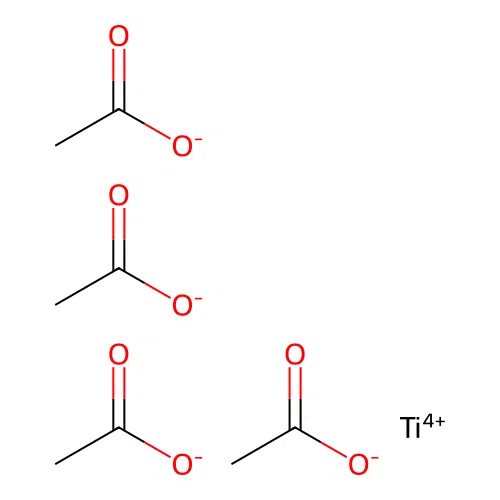 Titanium(4+) acetate structure