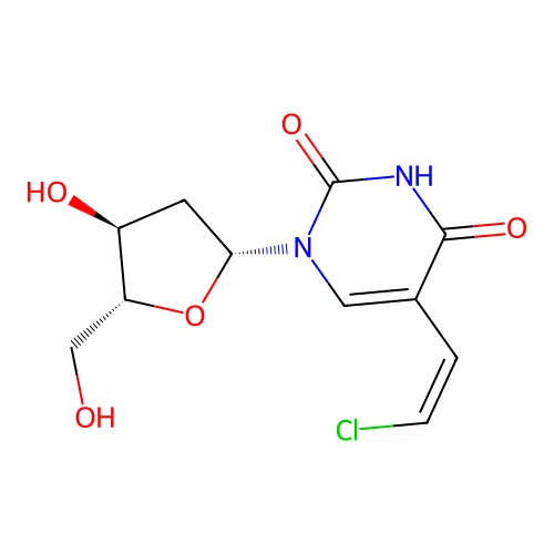 Chloro brivudine, (Z)- structure