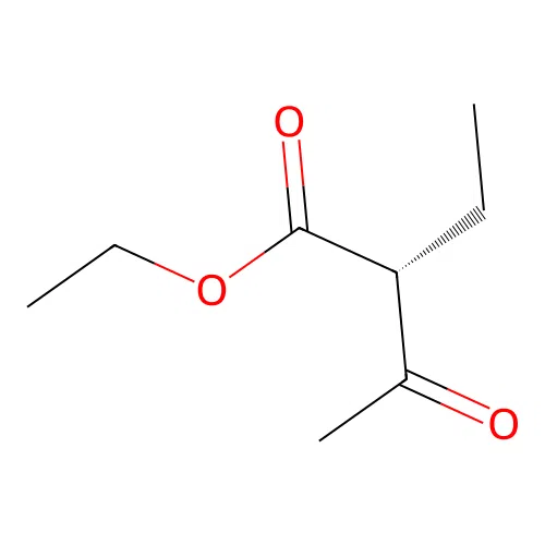 Ethyl alpha-acetylbutyrate, (R)- structure