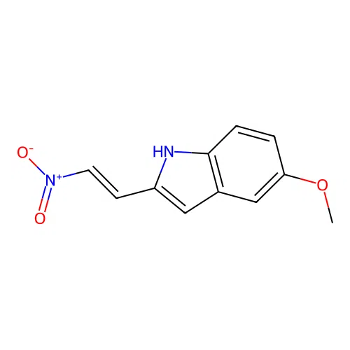 5-methoxy-2-[(E)-2-nitroethenyl]-1H-indole structure