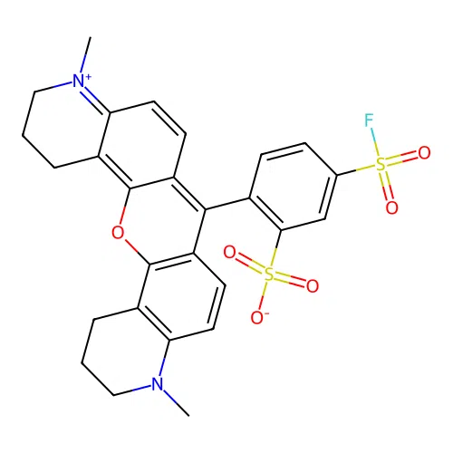Chemical Compound (C27H25FN2O6S2) structure