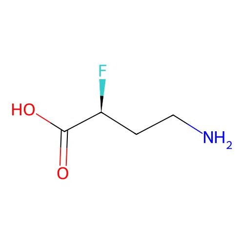 (S)-2-Fluoro-4-aminobutyric acid structure