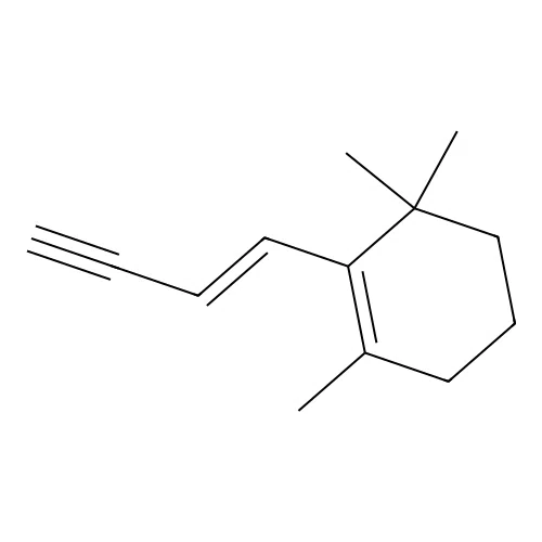 (E)-Buten-3-ynyl-2,6,6-trimethyl-1-cyclohexene structure