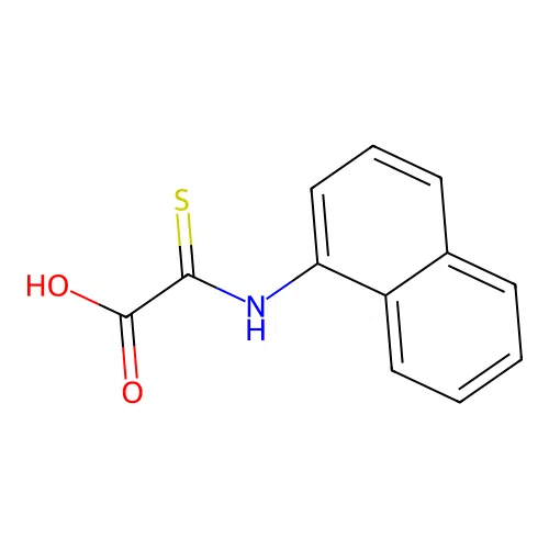 2-(Naphthalen-1-ylamino)-2-sulfanylideneacetic acid structure