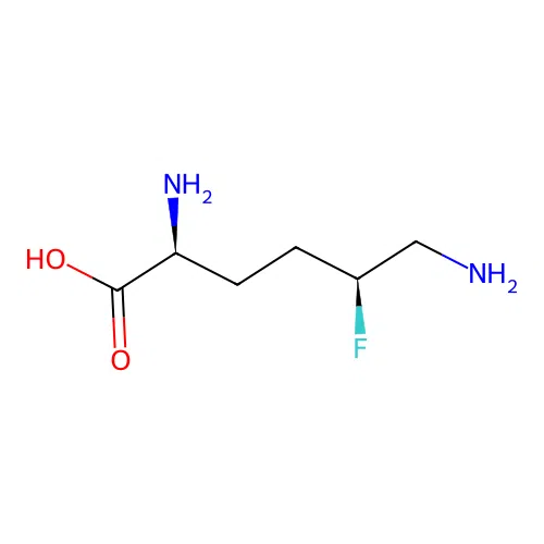 (2S,5S)-2,6-Diamino-5-fluorohexanoic acid structure