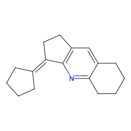 3-cyclopentylidene-2,3,5,6,7,8-hexahydro-1H-cyclopenta[b]quinoline structure