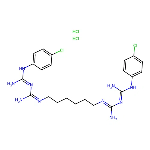 Chlorhexidine Hydrochloride structure