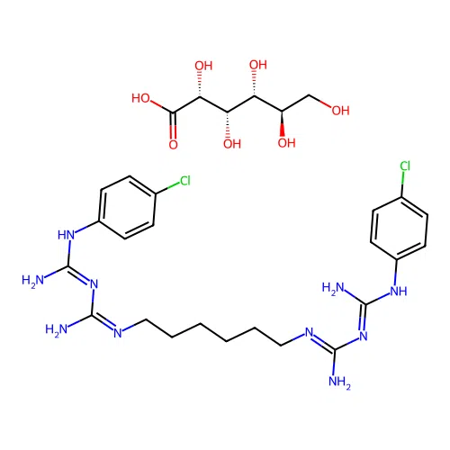 Chlorhexidine gluconate structure