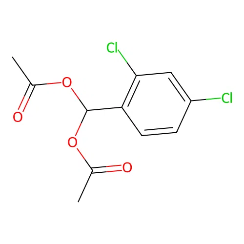 [Acetyloxy-(2,4-dichlorophenyl)methyl] acetate structure