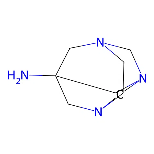 8-Amino-1,3,6-triazahomoadamantane structure