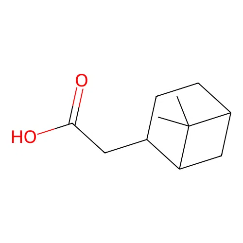 (6,6-Dimethylbicyclo[3.1.1]hept-2-yl)acetic acid structure