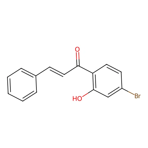2'-Hydroxy-4'-bromochalcone structure