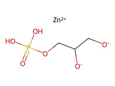 Zinc 1-glycerophosphate structure