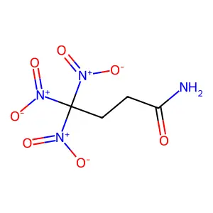 Butyramide, 4,4,4-trinitro- structure